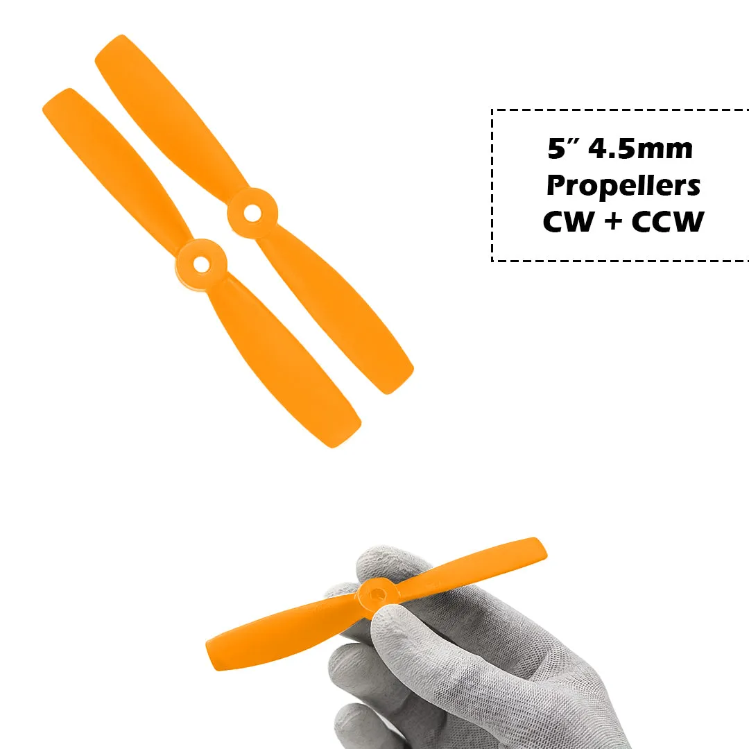 2-Blades 4.5mm Propellers For Drone/Quadcopters CW   CCW (1-Pair)
