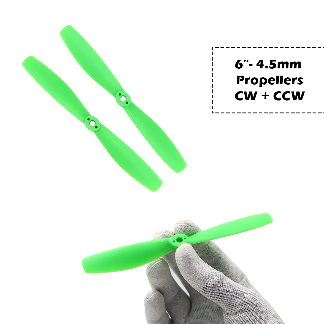 2-Blades 4.5mm Propellers For Drone/Quadcopters CW   CCW (1-Pair)