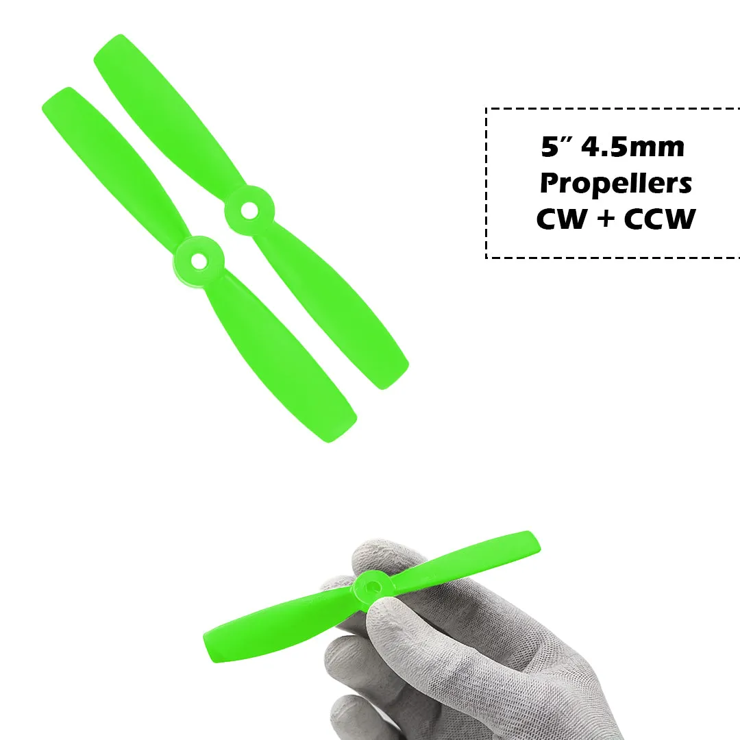 2-Blades 4.5mm Propellers For Drone/Quadcopters CW   CCW (1-Pair)