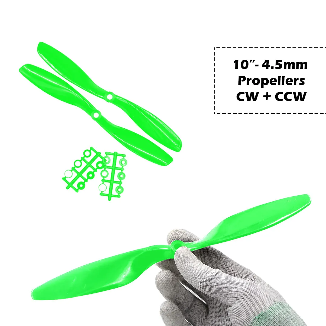 2-Blades 4.5mm Propellers For Drone/Quadcopters CW   CCW (1-Pair)