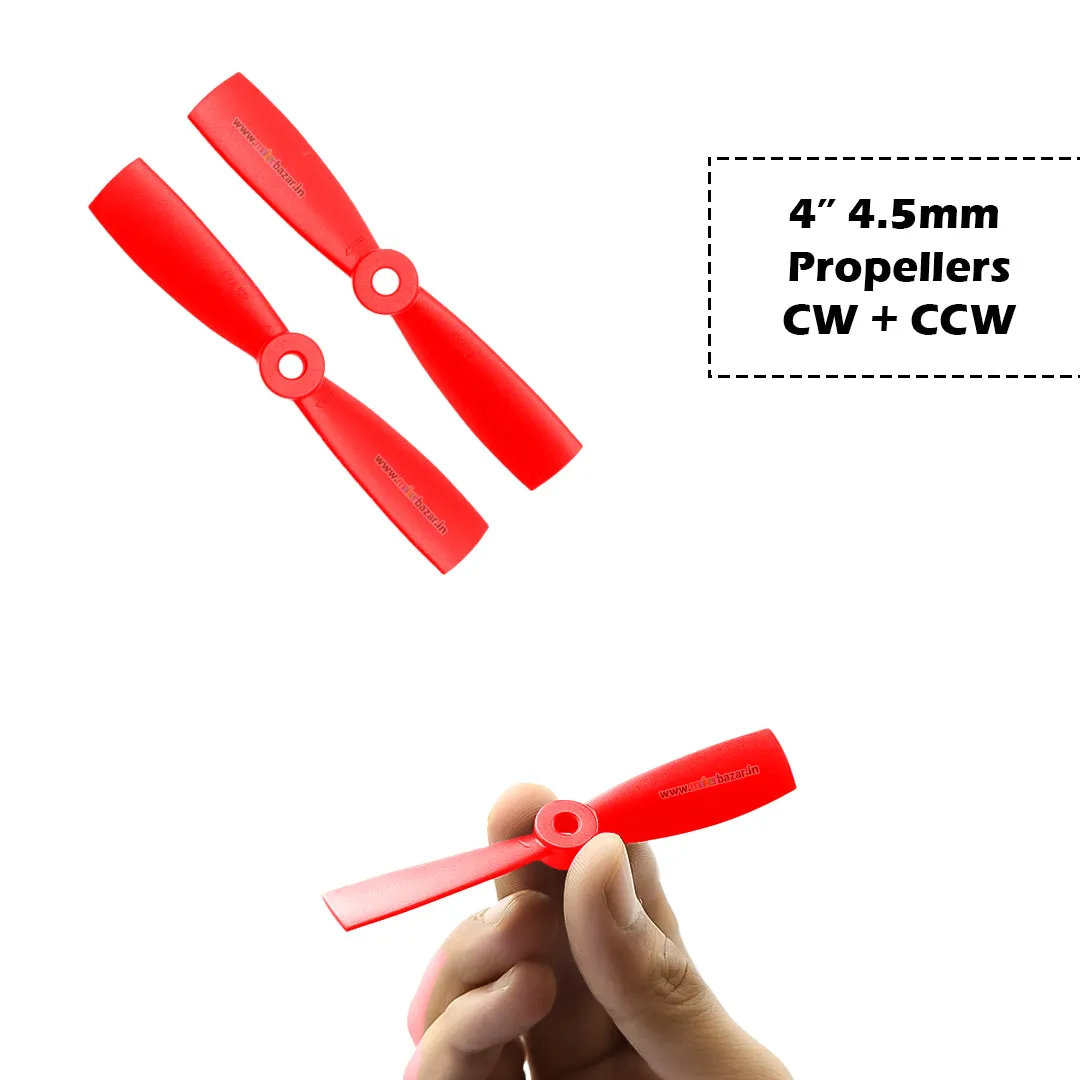 2-Blades 4.5mm Propellers For Drone/Quadcopters CW   CCW (1-Pair)