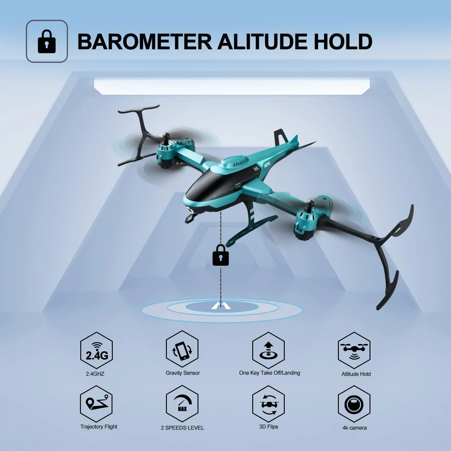 2023 Mini Drone Helicopter 4k With Professional HD Camera   2 Battery