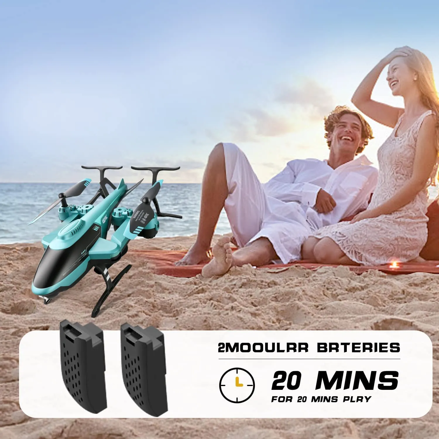 2023 Mini Drone Helicopter 4k With Professional HD Camera   2 Battery