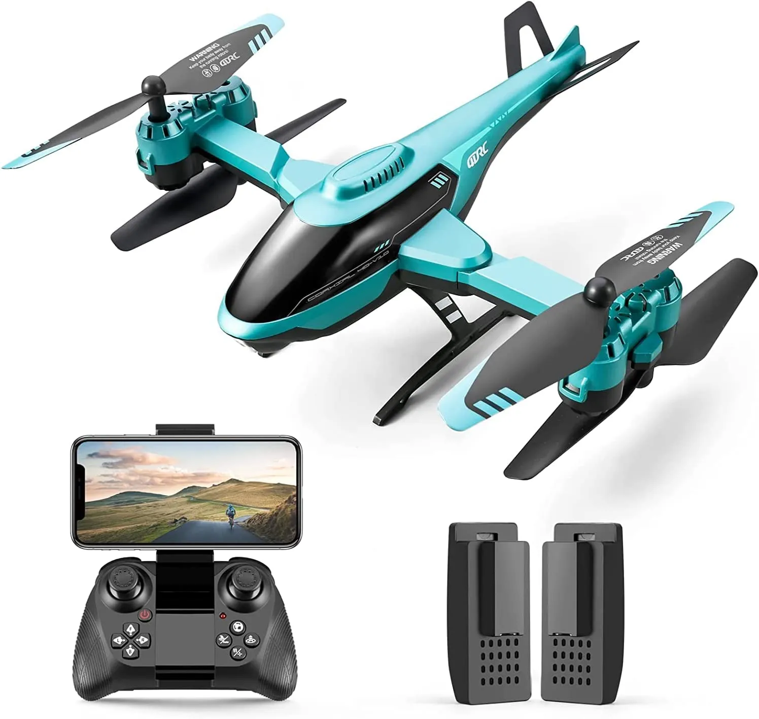 2023 Mini Drone Helicopter 4k With Professional HD Camera   2 Battery