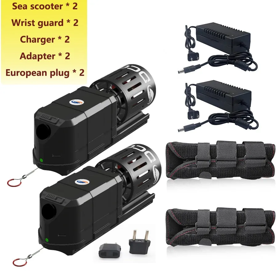 2.2m/s Electric Motor 45mins Scuba Diving Equipment Wearable Underwater Scooter Mini Water Scooter Underwater Sea Scooters