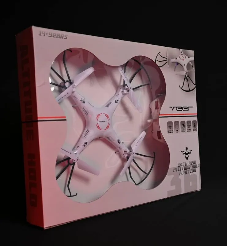 2.4GHz Remote Control Drone with 360-Degree Rotation
