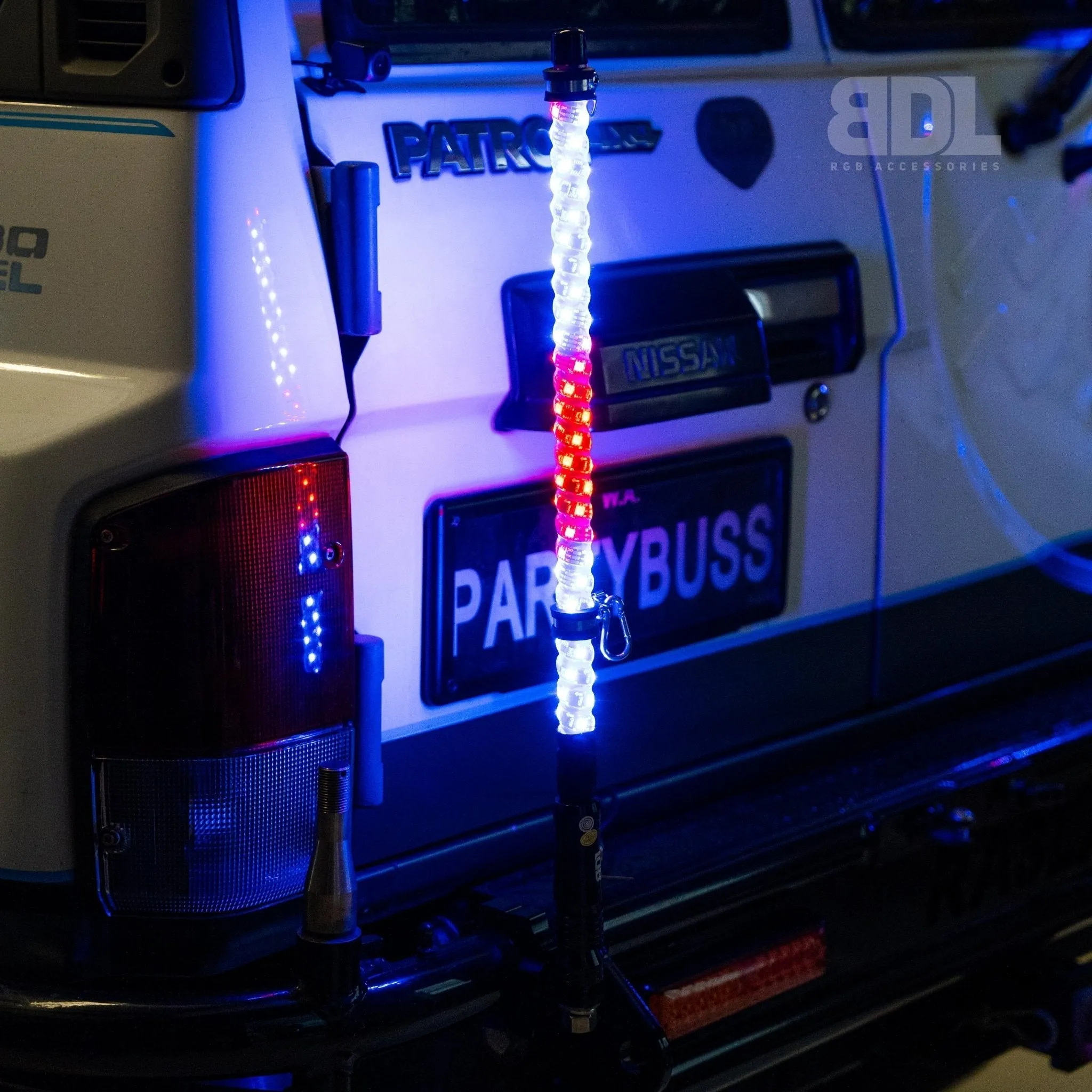 2ft LED Whip Lights