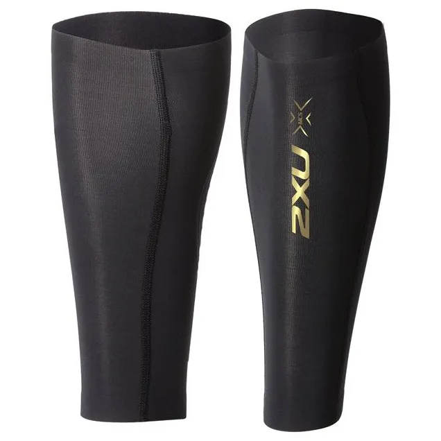 2XU Light Speed Compression Calf Guards Black/Gold | Buy 2XU Light Speed Compression Calf Guards Black/Gold here | Outnorth
