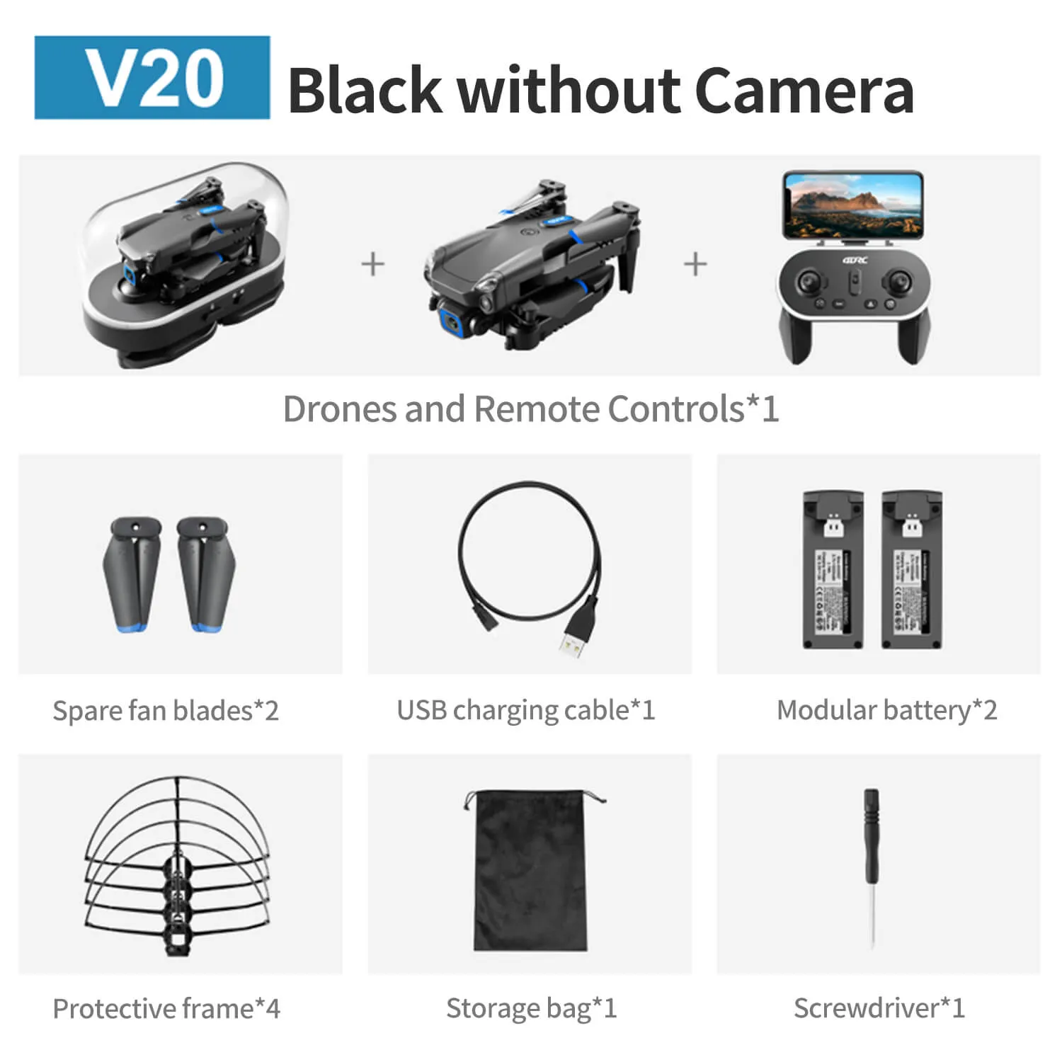 4D-V20 Mini Drone WIFI FPV Camera
