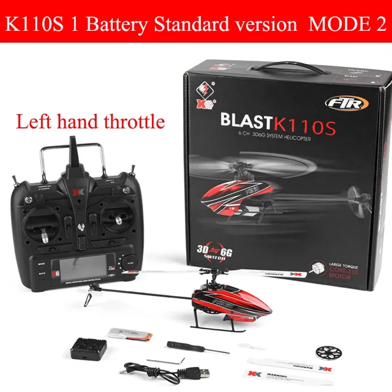 6CH K110S Radio Contorl  Drone 2.4G 3D 6G System Brushless Motor RC Quadcopter Remote Control Airplane