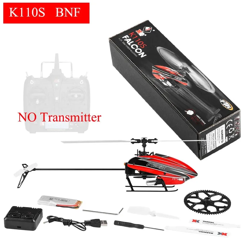 6CH K110S Radio Contorl  Drone 2.4G 3D 6G System Brushless Motor RC Quadcopter Remote Control Airplane