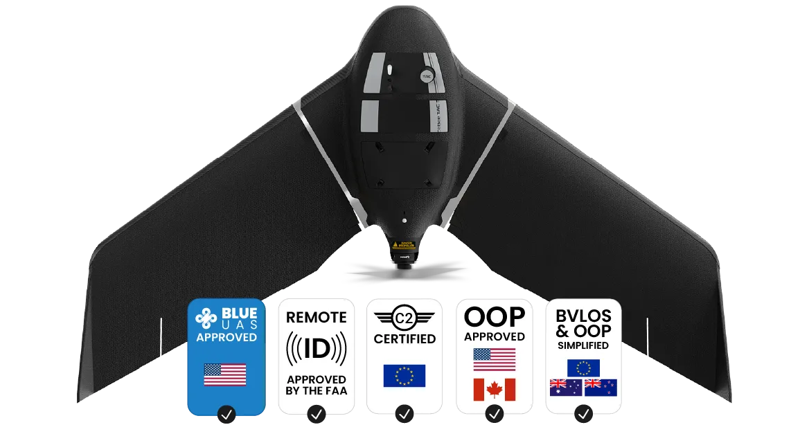 AgEagle eBee TAC Public safety drone | 3.5 lbs Weight