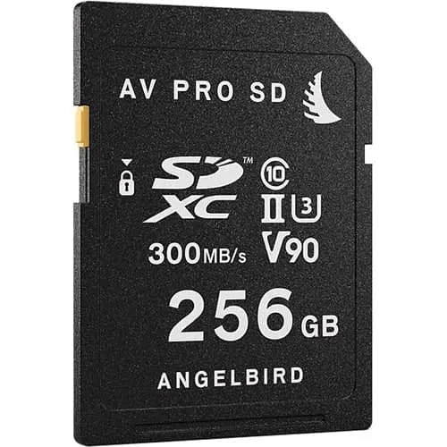 Angelbird AV PRO 256GB SDXC UHS-II 300MB/s Memory Card - V90