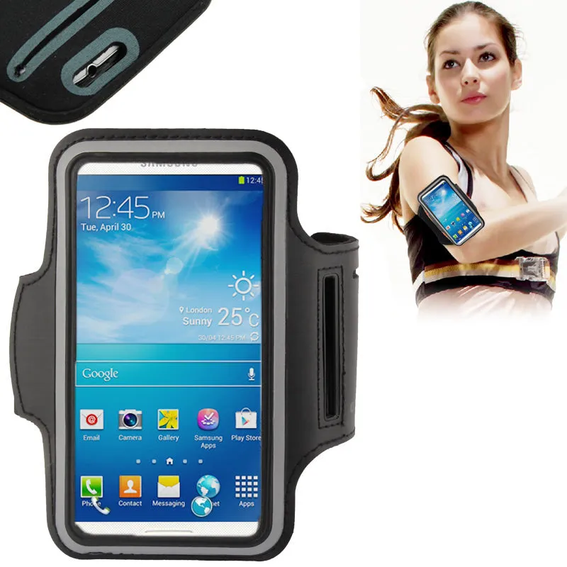 Armband Professional Cover Neoprene Waterproof Wraparound Sport with Buckle for Motorola One Zoom (2019) - Black
