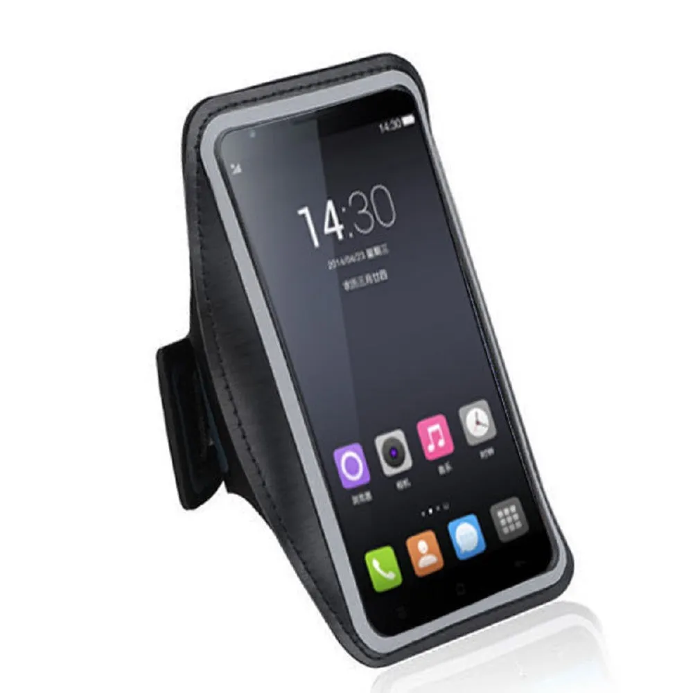 Armband Professional Cover Neoprene Waterproof Wraparound Sport with Buckle for Motorola One Zoom (2019) - Black