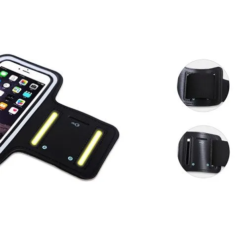Armband Professional Cover Neoprene Waterproof Wraparound Sport with Buckle for Motorola One Zoom (2019) - Black
