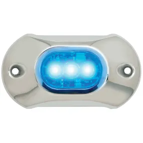 Attwood Light Armor Underwater LED Light - 3 LEDs - Blue