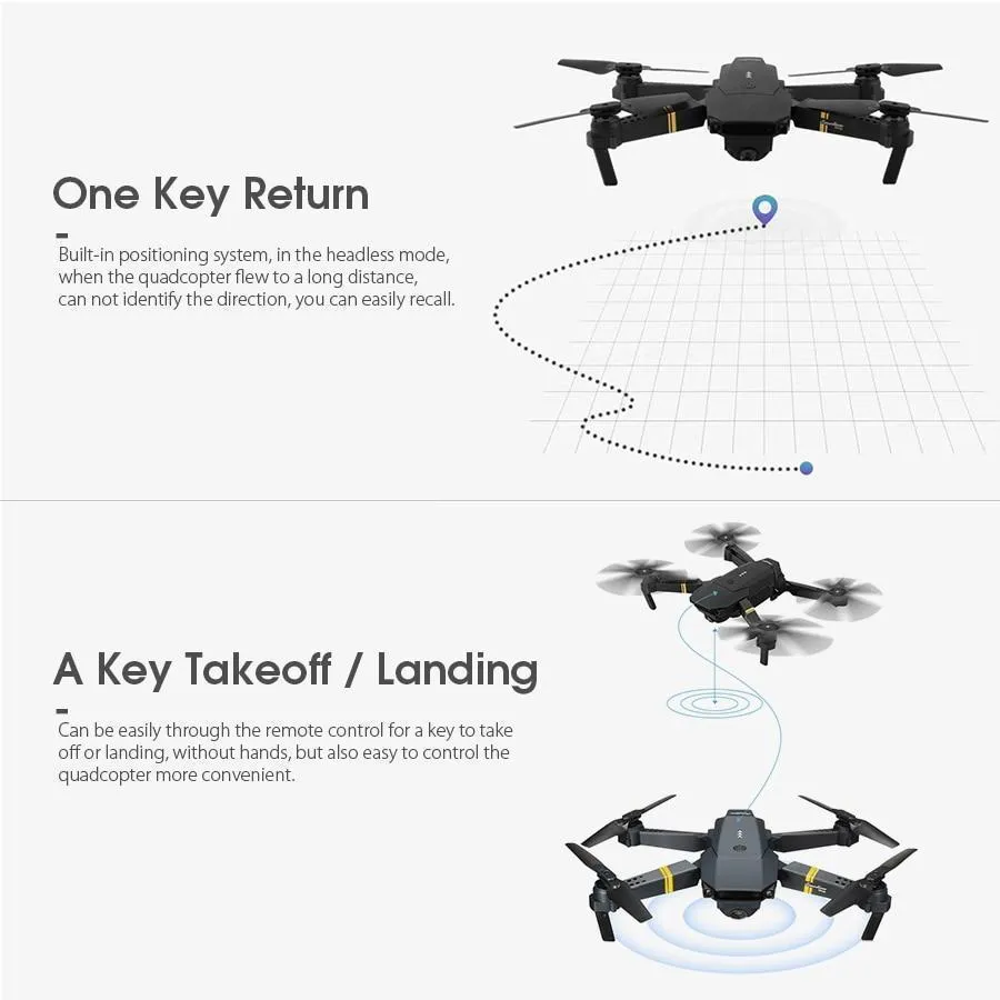Best Drone X Pro With HD Camera WiFi FPV GPS RC Quadcopter