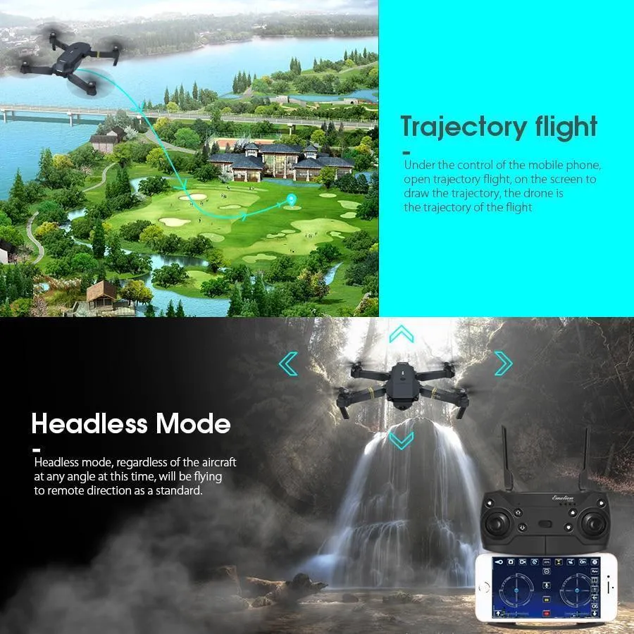 Best Drone X Pro With HD Camera WiFi FPV GPS RC Quadcopter