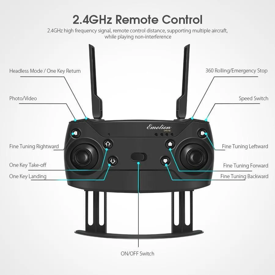 Best Drone X Pro With HD Camera WiFi FPV GPS RC Quadcopter