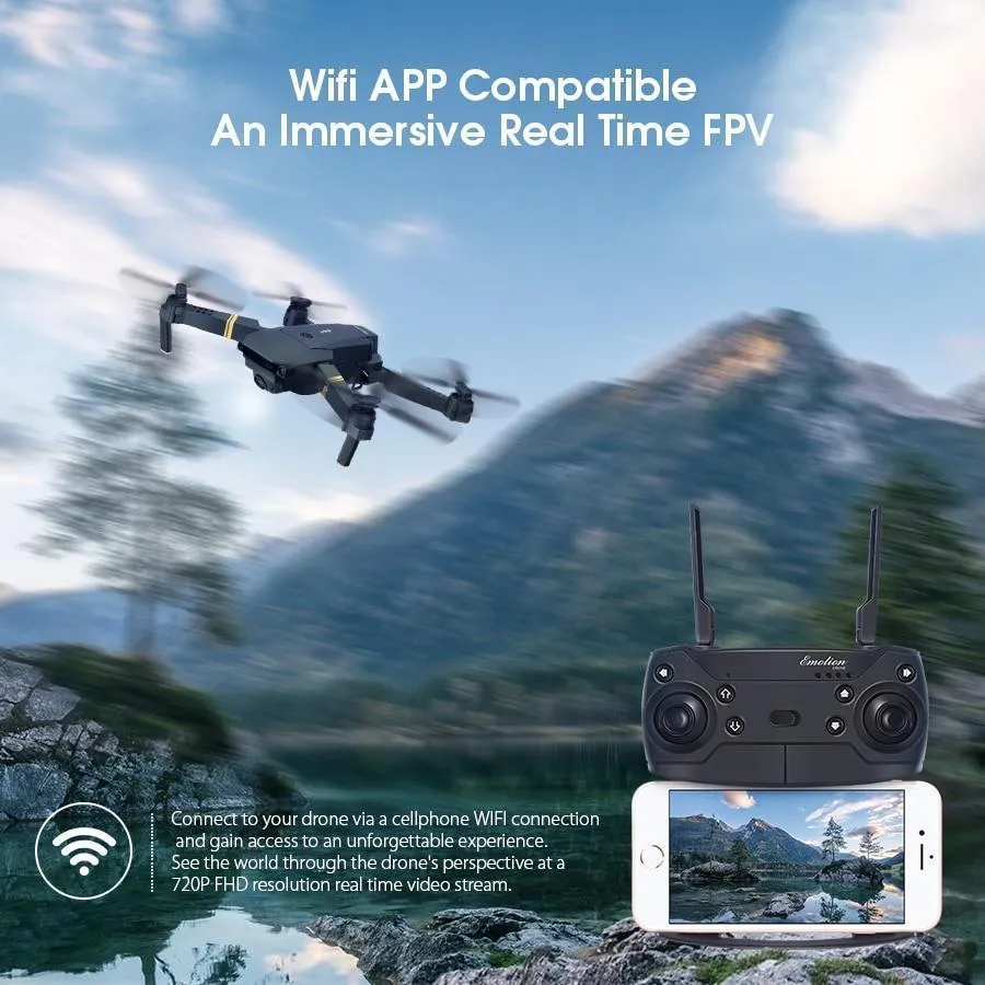 Best Drone X Pro With HD Camera WiFi FPV GPS RC Quadcopter