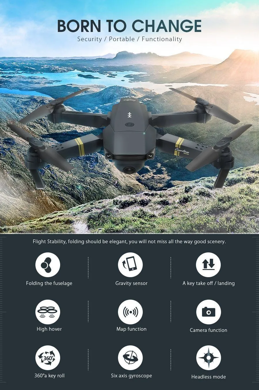 Best Drone X Pro With HD Camera WiFi FPV GPS RC Quadcopter