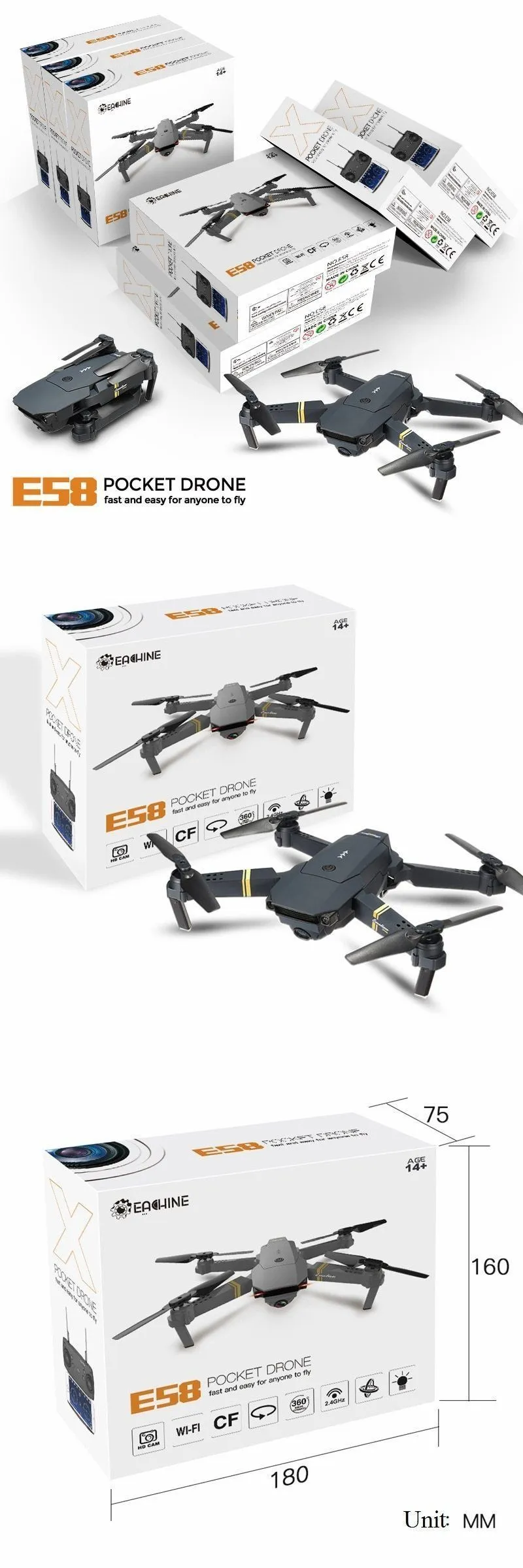 Best Drone X Pro With HD Camera WiFi FPV GPS RC Quadcopter