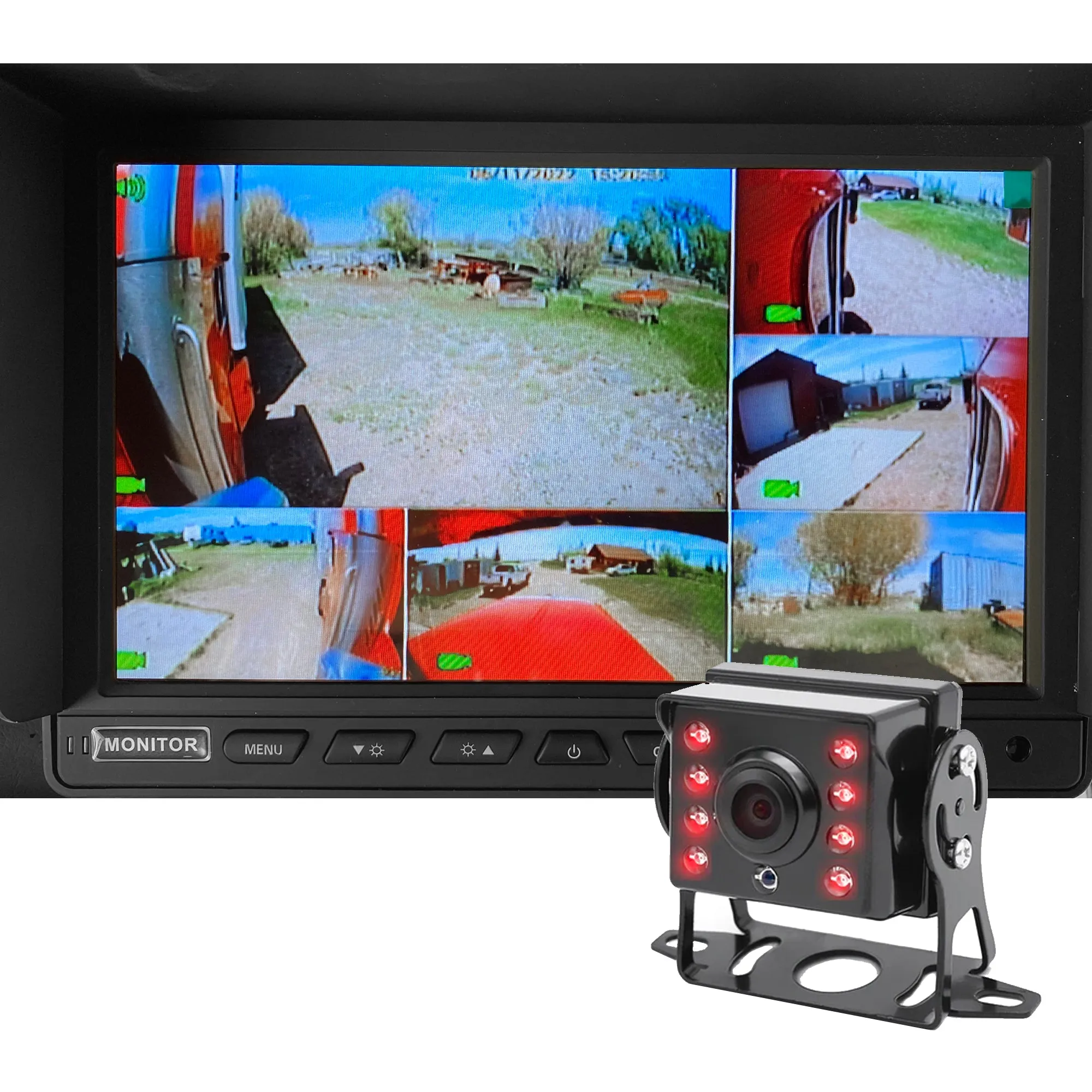 Black Box 1080P Dash Cam, 3-4 Cam MDVR System, For Fleets/ Truckers