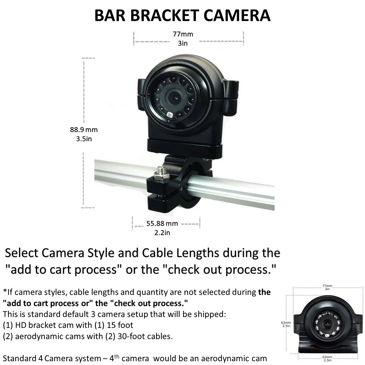 Black Box 1080P Dash Cam, 3-4 Cam MDVR System, For Fleets/ Truckers