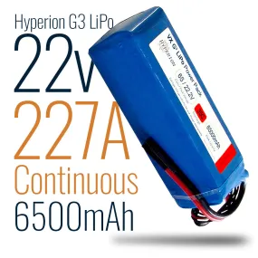 !Black Friday Deal! Hyperion VX-G3 LiPo 6500mAh Battery