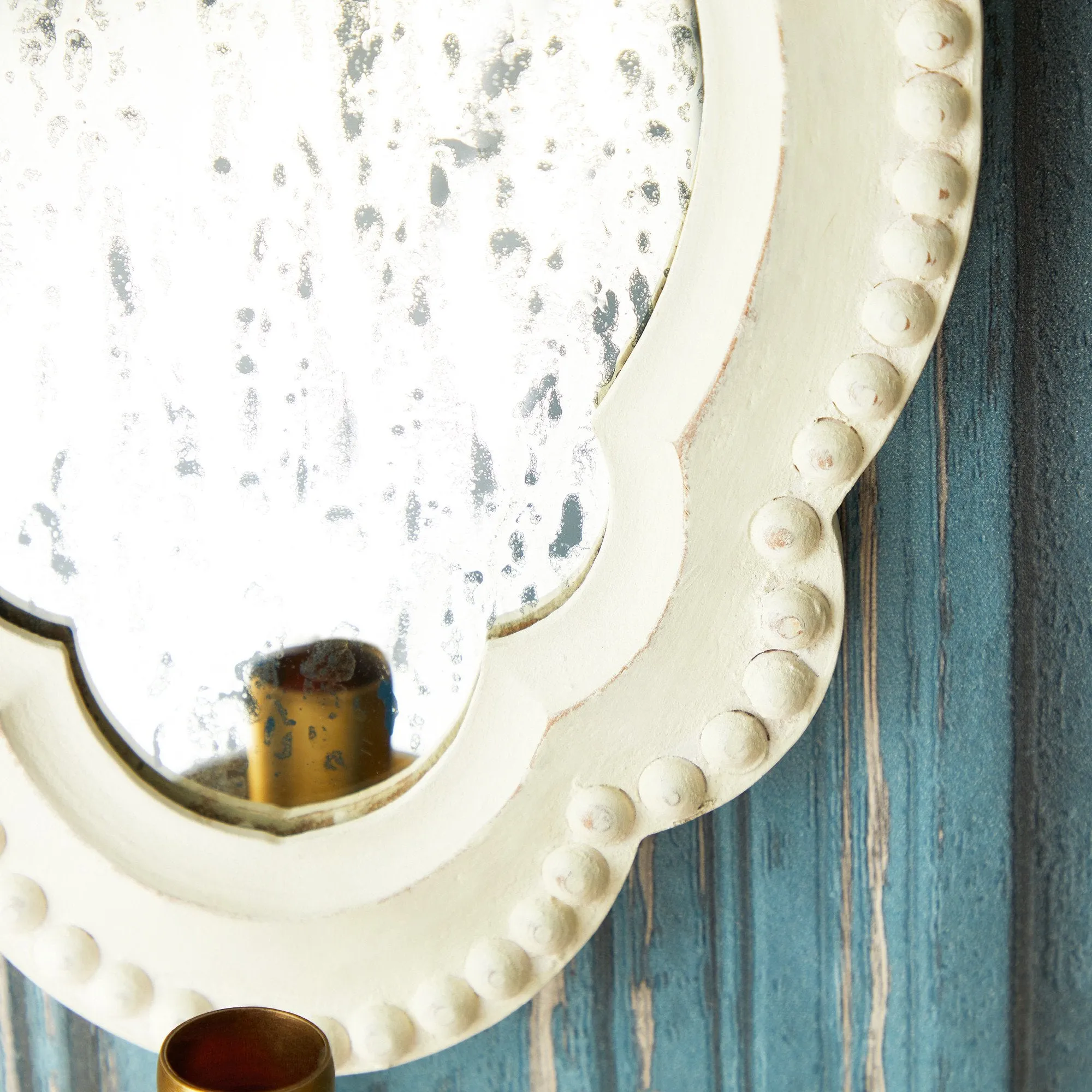 Bracken wall mounted candle holder in natural wood