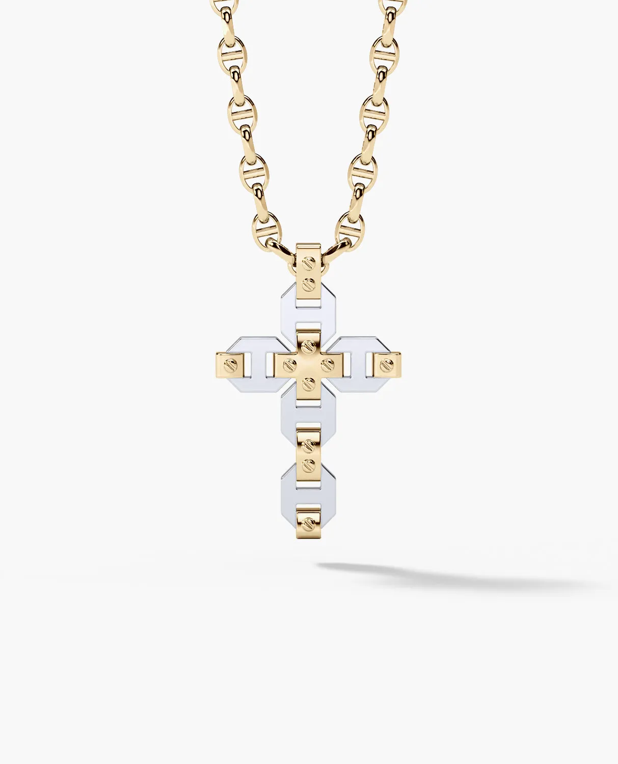BRIGGS Cross Pendant in Gold