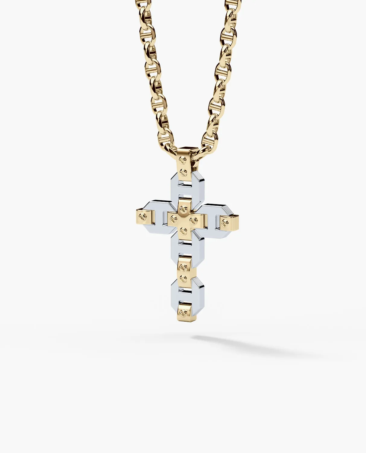BRIGGS Cross Pendant in Gold