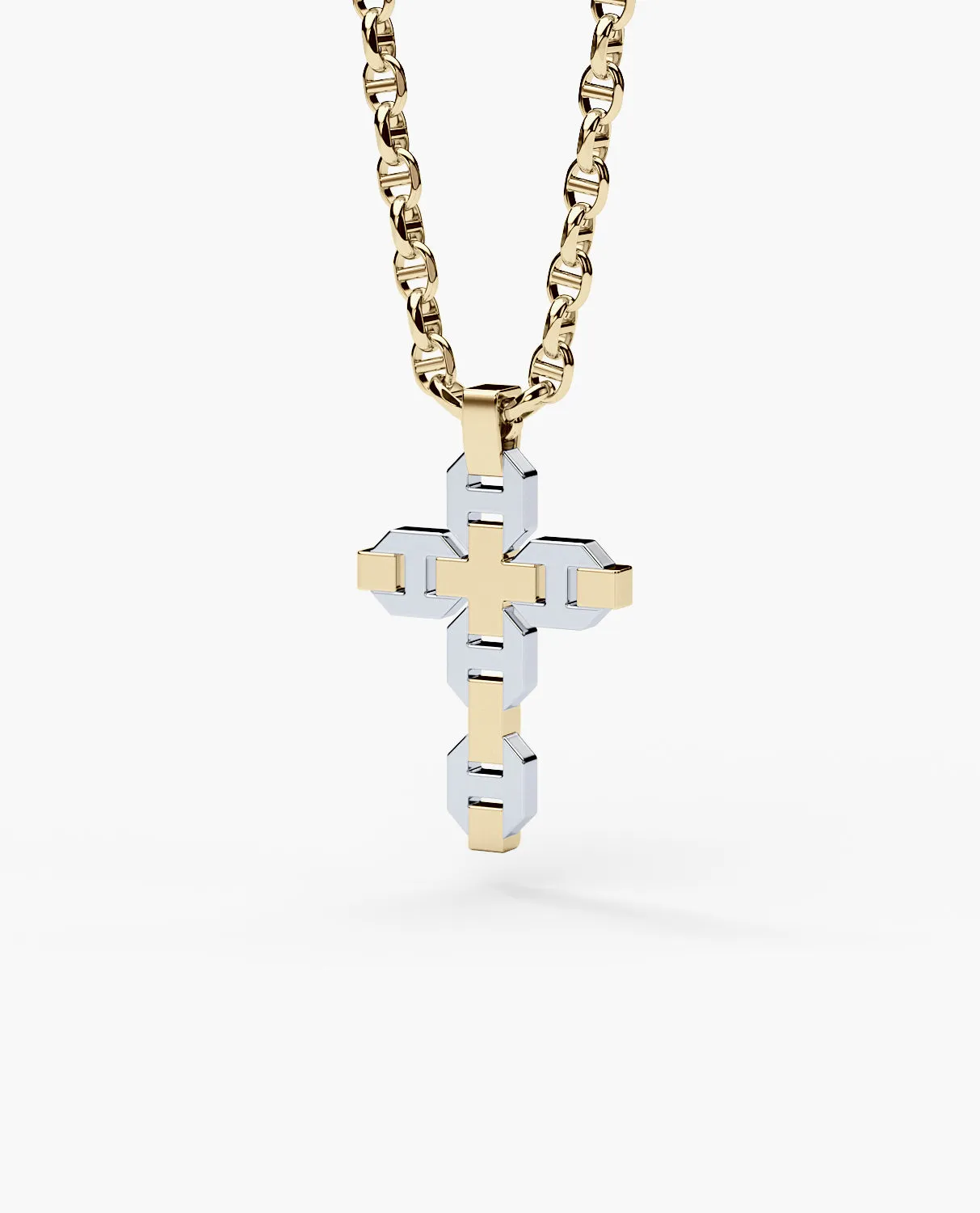 BRIGGS Cross Pendant in Gold
