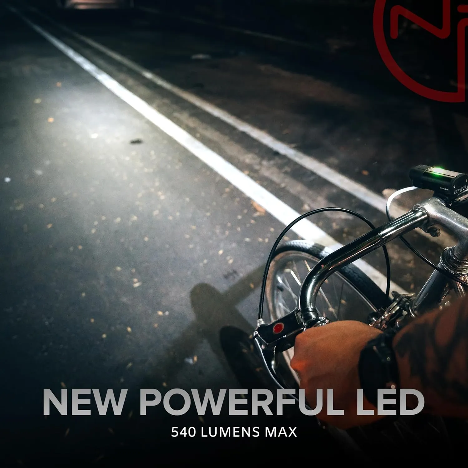 BX-500 Bike Light Set - Powerful Front and Back Lights 10hrs Max Rechargeable Bicycle LED Headlight - 18hr Max Taillight Accessories for Night Riding, Cycling Safety for Adults Kids Men Women