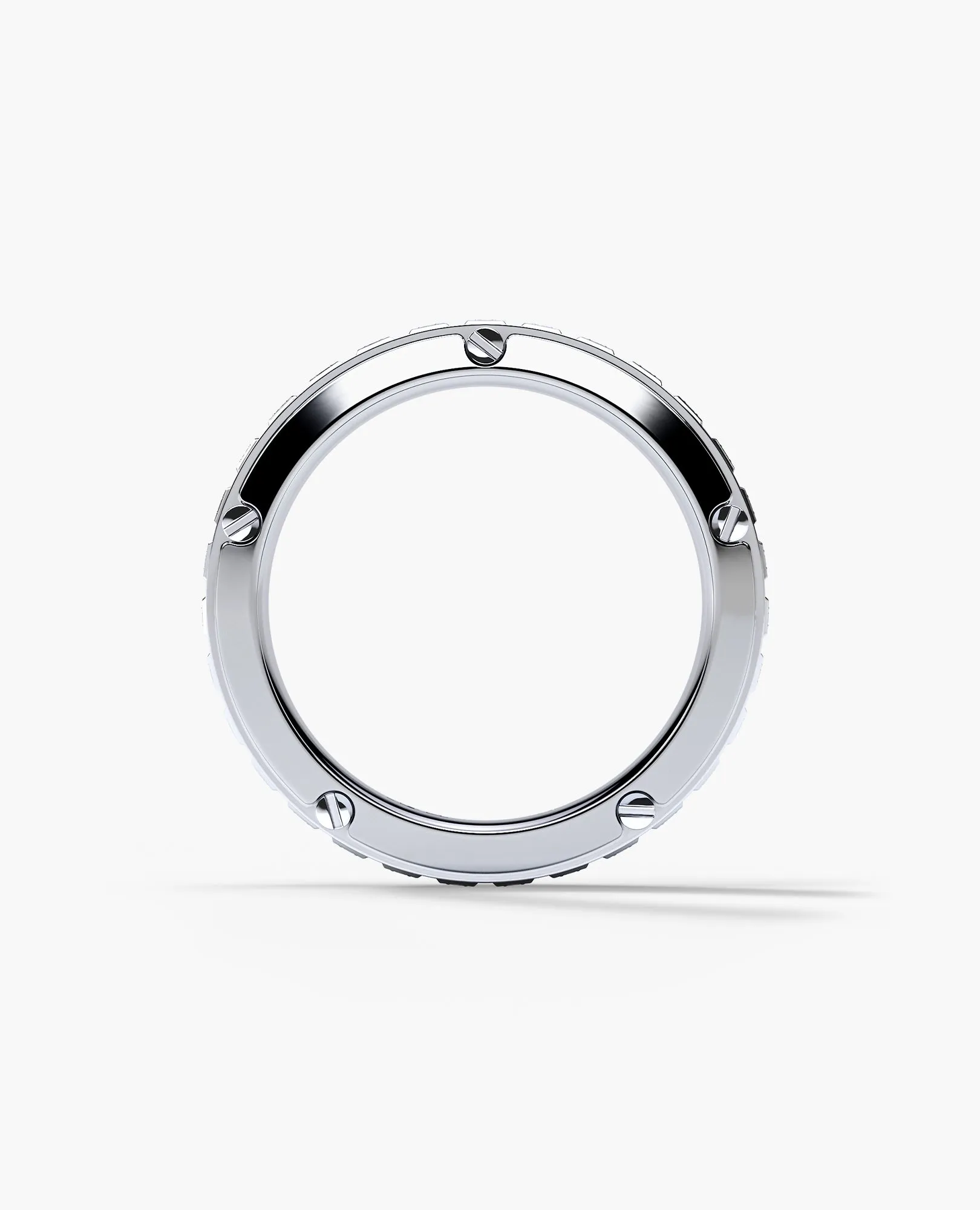 CALHOUN Gold Ring with 0.30ct Black Diamonds