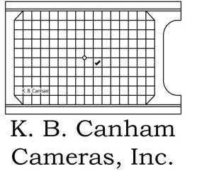 Canham 8x10 Ground Glass with Grid