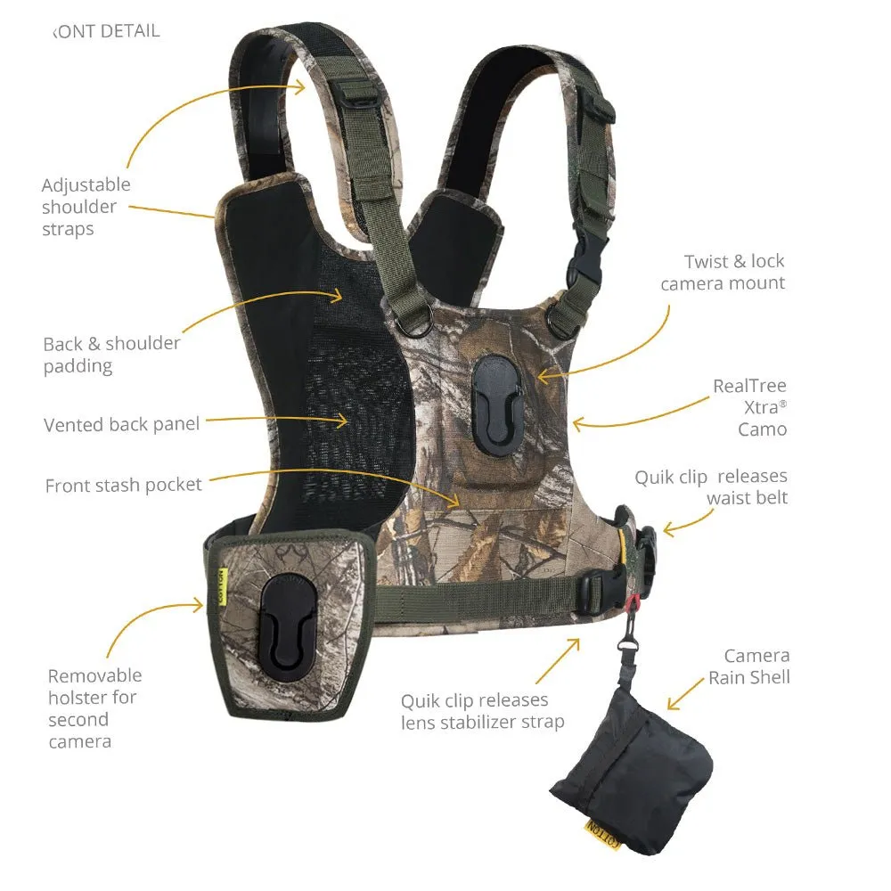 CCS G3 Camo Harness For 2 Cameras