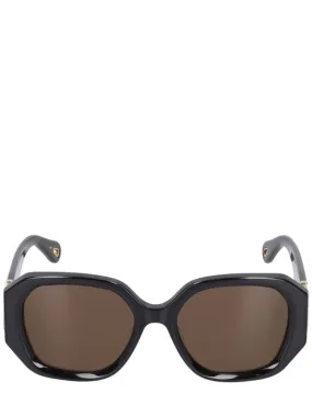 Chloé   Marcie squared bio-acetate sunglasses 