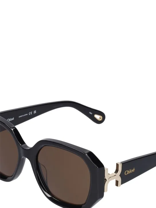 Chloé   Marcie squared bio-acetate sunglasses 