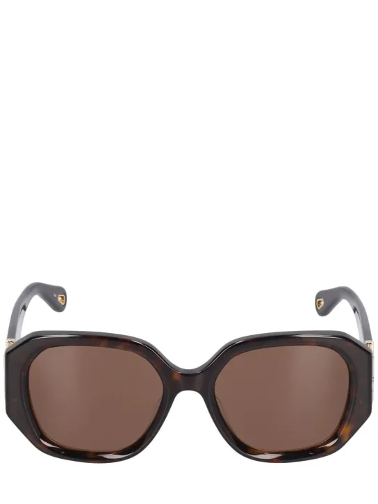 Chloé   Marcie squared bio-acetate sunglasses 