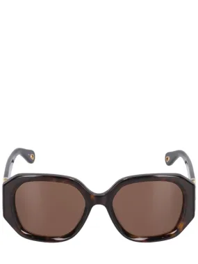 Chloé   Marcie squared bio-acetate sunglasses 