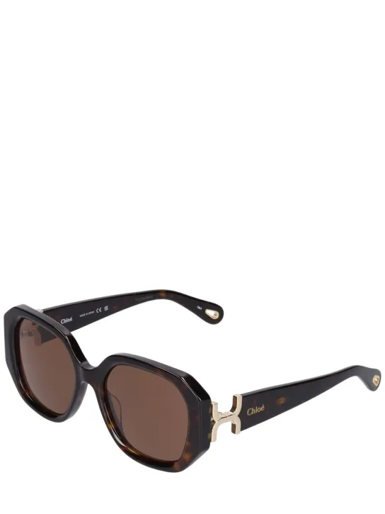 Chloé   Marcie squared bio-acetate sunglasses 