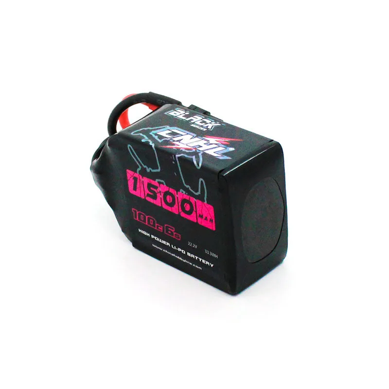 [Combo] 2 Packs CNHL Black Series 1500mAh 22.2V 6S 100C Lipo Battery with XT60 Plug