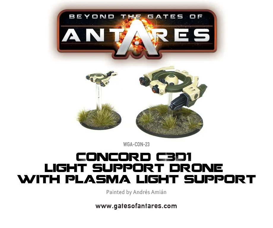 Concord C3D1 Light Support Drone with Plasma Light Support