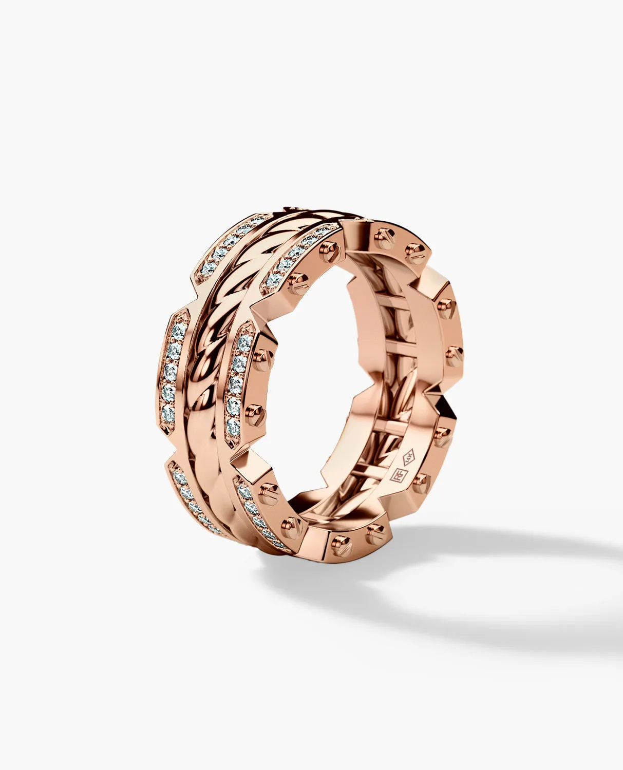 CRISSON Gold Ring with 0.70ct Diamonds