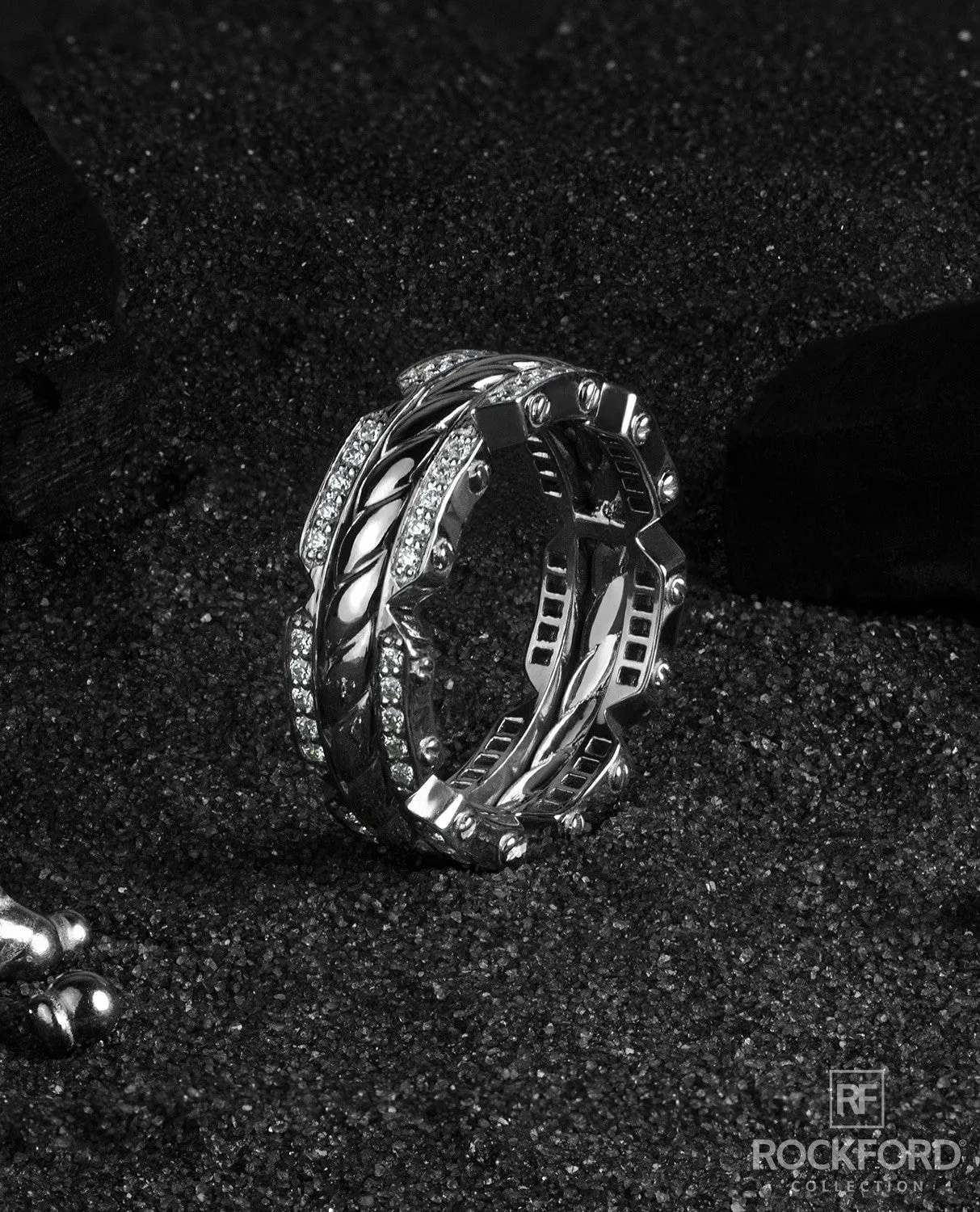 CRISSON Gold Ring with 0.70ct Diamonds
