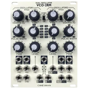 Cwejman VCO-2RM Dual-Oscillator, eggshell white