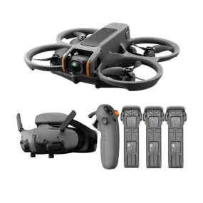 DJI AVATA 2 Fly More Combo (Single / Three Battery) 4K 60fps 46GB FPV Immersive Drone with 23 Minutes Max Flight Time, DJI O4 13Km Max Video Transmission, Easy ACRO, RTH, Turtle Mode and RockSteady / HorizonSteady Stabilization