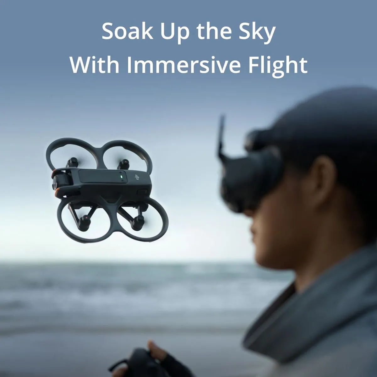 DJI AVATA 2 Fly More Combo (Single / Three Battery) 4K 60fps 46GB FPV Immersive Drone with 23 Minutes Max Flight Time, DJI O4 13Km Max Video Transmission, Easy ACRO, RTH, Turtle Mode and RockSteady / HorizonSteady Stabilization